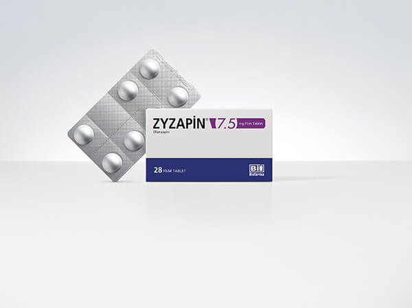 ZYZAPIN 75 MG 28 FILM KAPLI TABLET